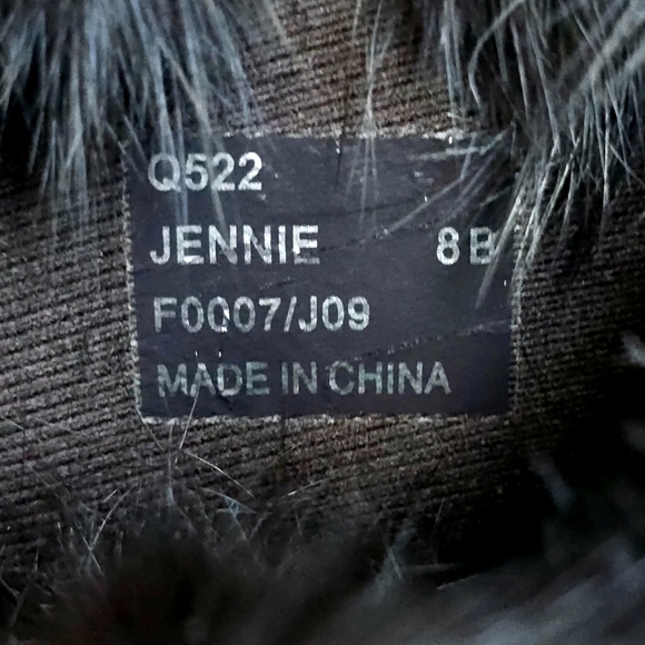 NWOT Coach Jennie Signature Fur Winter Snow Boots Brown Monogram Cozy Luxe Sz 8 - Picture 7 of 14